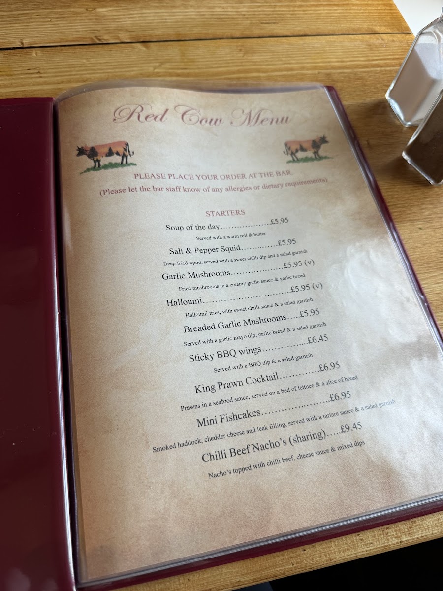 Red Cow Inn Menu - Image 4